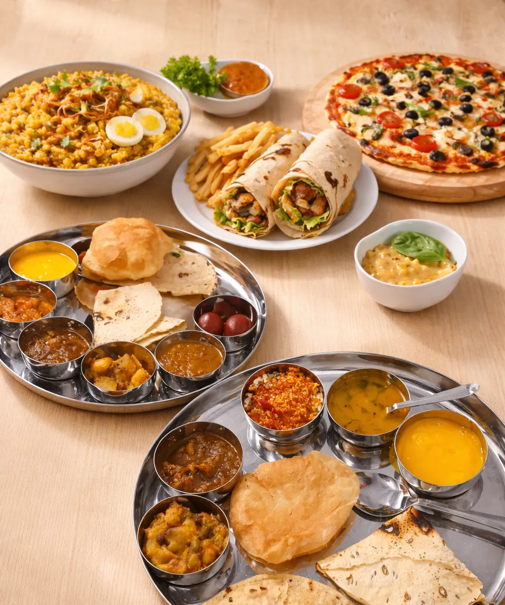 Traditional Gujarati dishes and homestyle pure vegetarian cooking at Vinni's by Vinayak Winnipeg